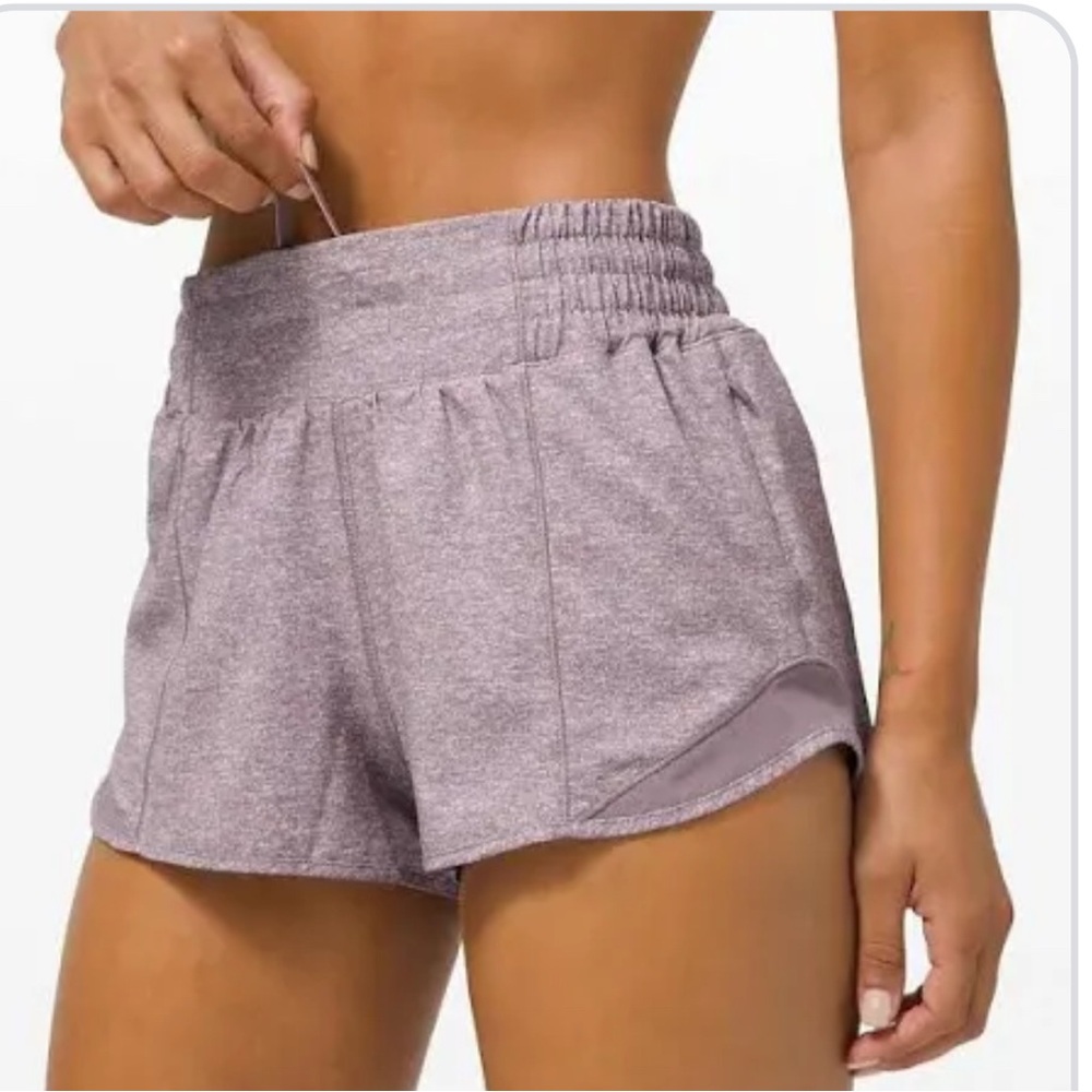Light purple wash hotty hot hr 4in inseam
